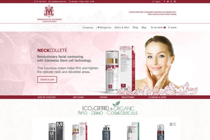  | Morganna’s Alchemy Skin Care Website Image Name 