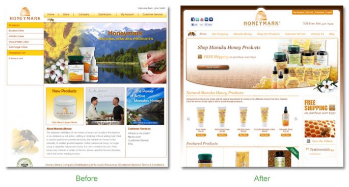 skin-care-website-design