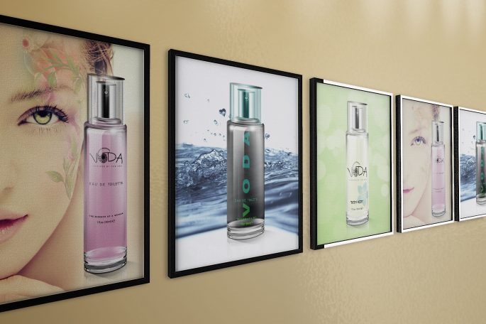  | Print Advertising Design VODA Skincare Posters Image Name 