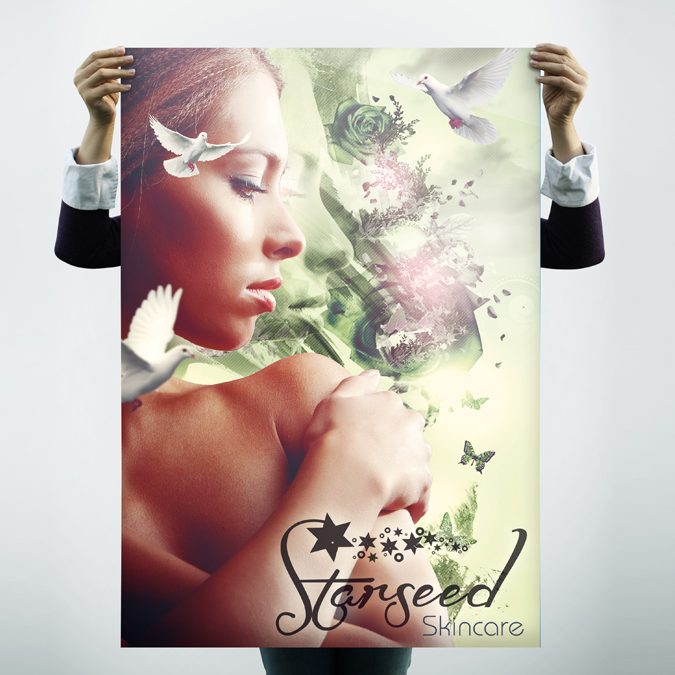 | Skin Care Poster Design Starseed Skincare Image Name | Skin Care Poster Design Starseed Skincare Image Name