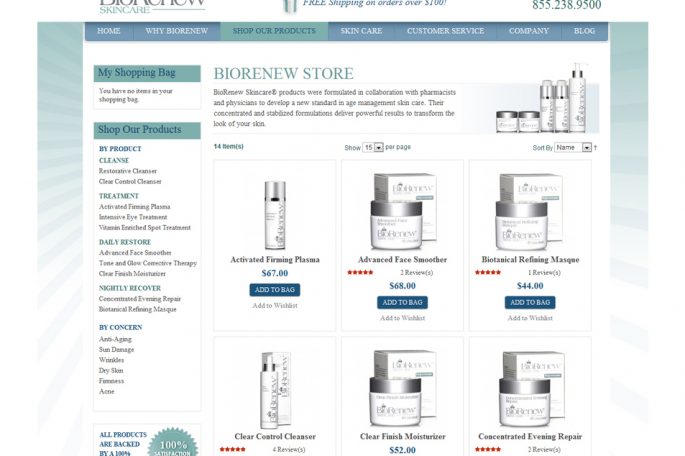  | Storefront Design Skin Care Biorenew Image Name 