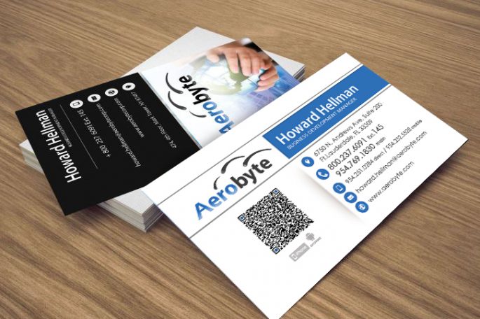  | Business Card Design – Aerobyte Image Name 