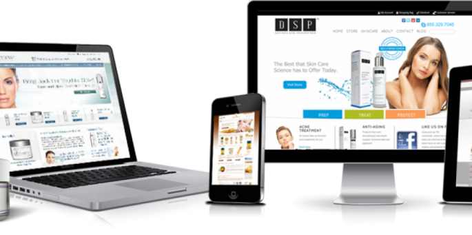 Skin Care Website Design