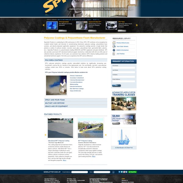  | Specialty Products Website Upgrade Image Name 