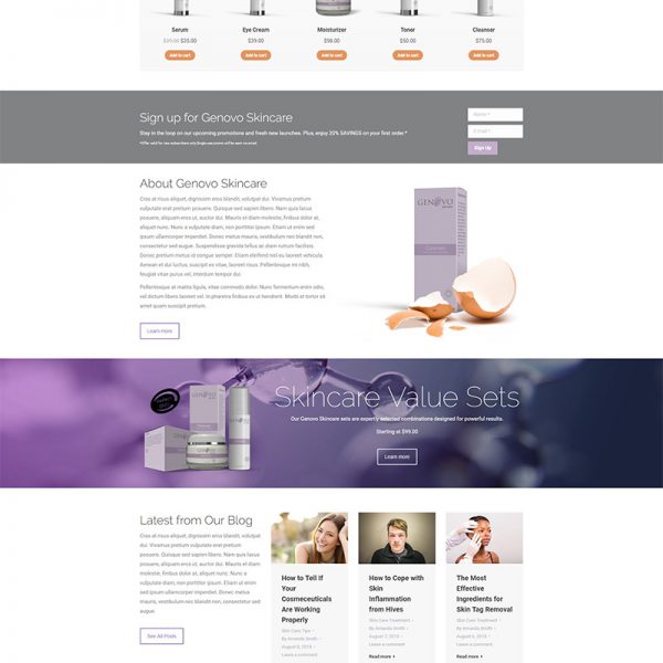  | Genovo Skincare Website Image Name 