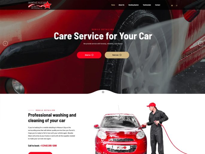  | Website Design for Skweke Klean Image Name 