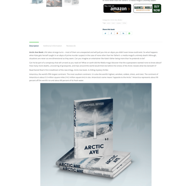 arctic-ave-website-02 | Arctic Ave – Author eCommerce Website Image Name