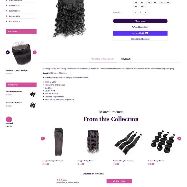  | G’ne Hair Boutique Website Image Name 