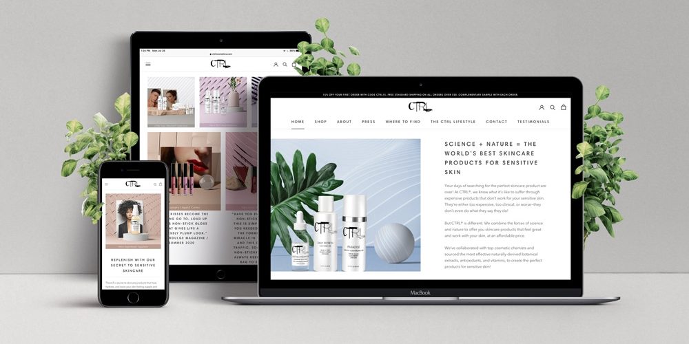 Skincare Website Designs by Industry Experts
