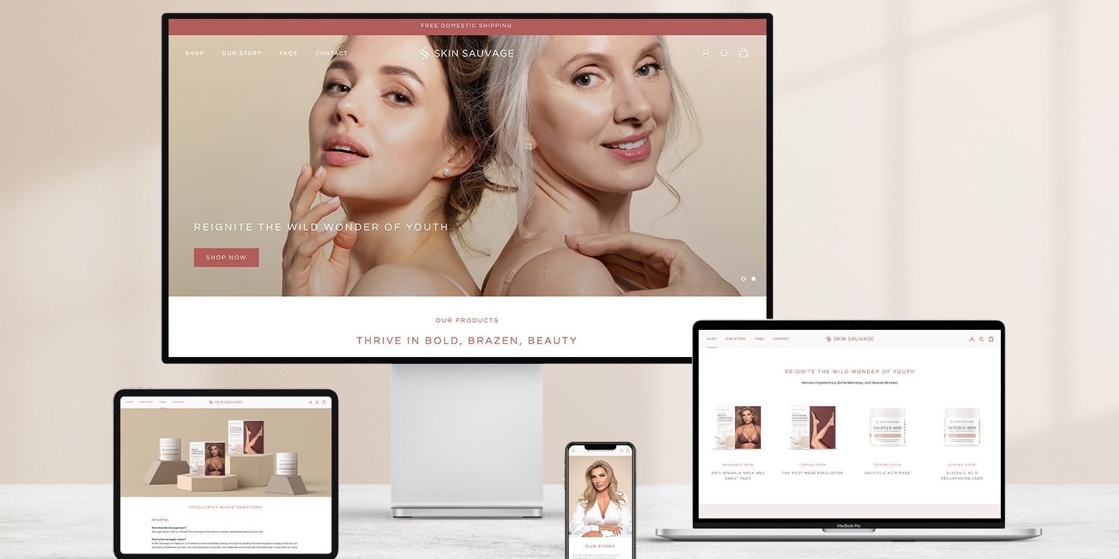 Skincare Website Designs That Sell Products by Industry Experts