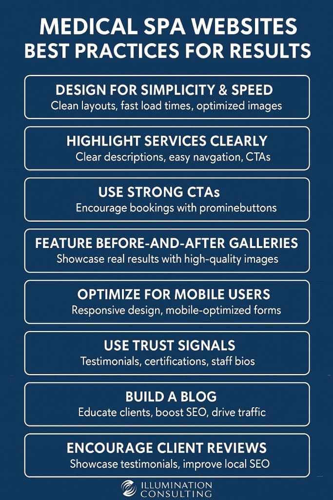 Medical Spa Websites Best Practices