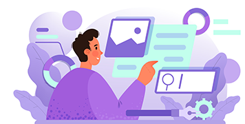 Illumination Consulting Infographics Services Set Outline