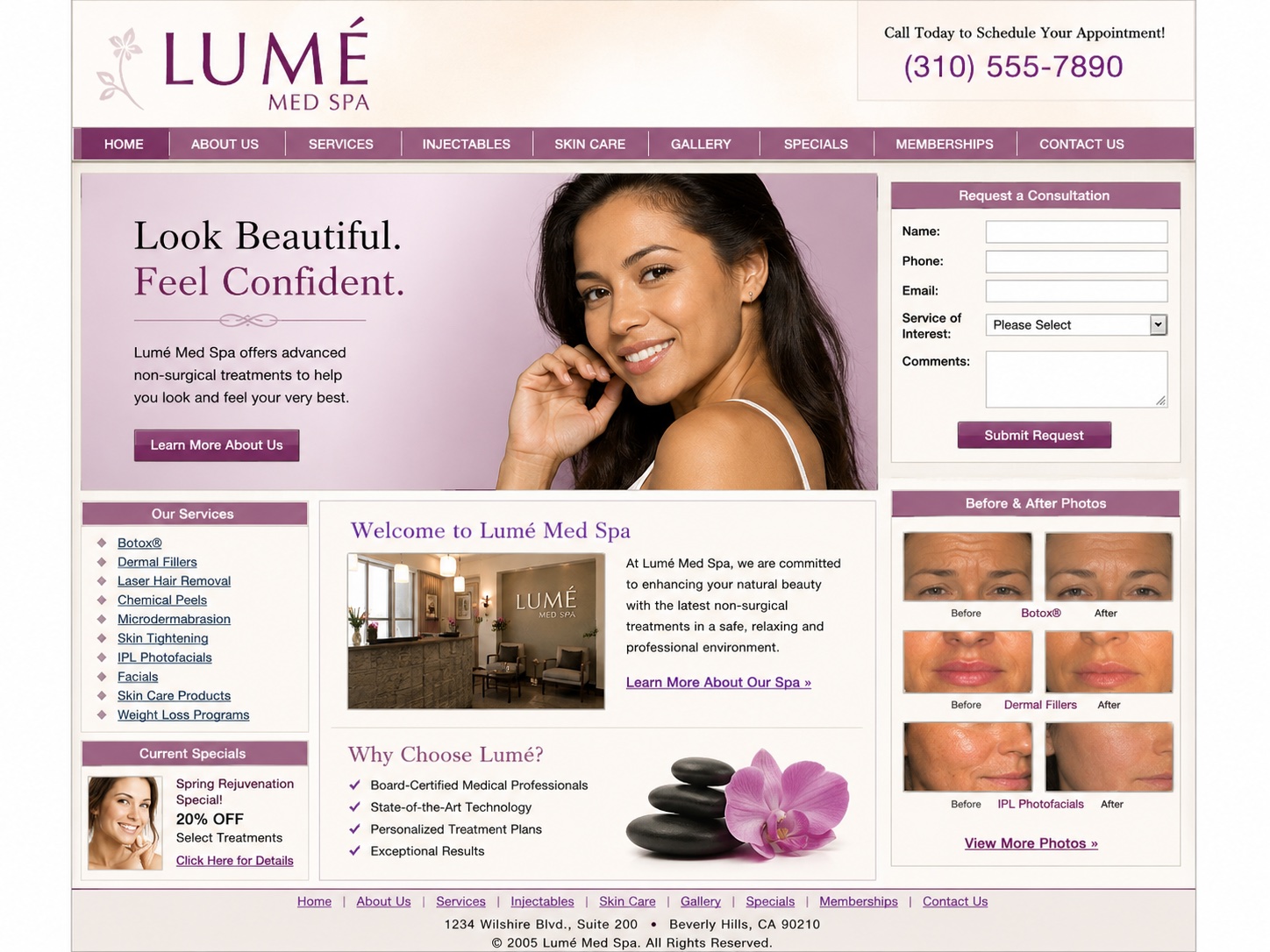 Before and After - Lume Med Spa - Before