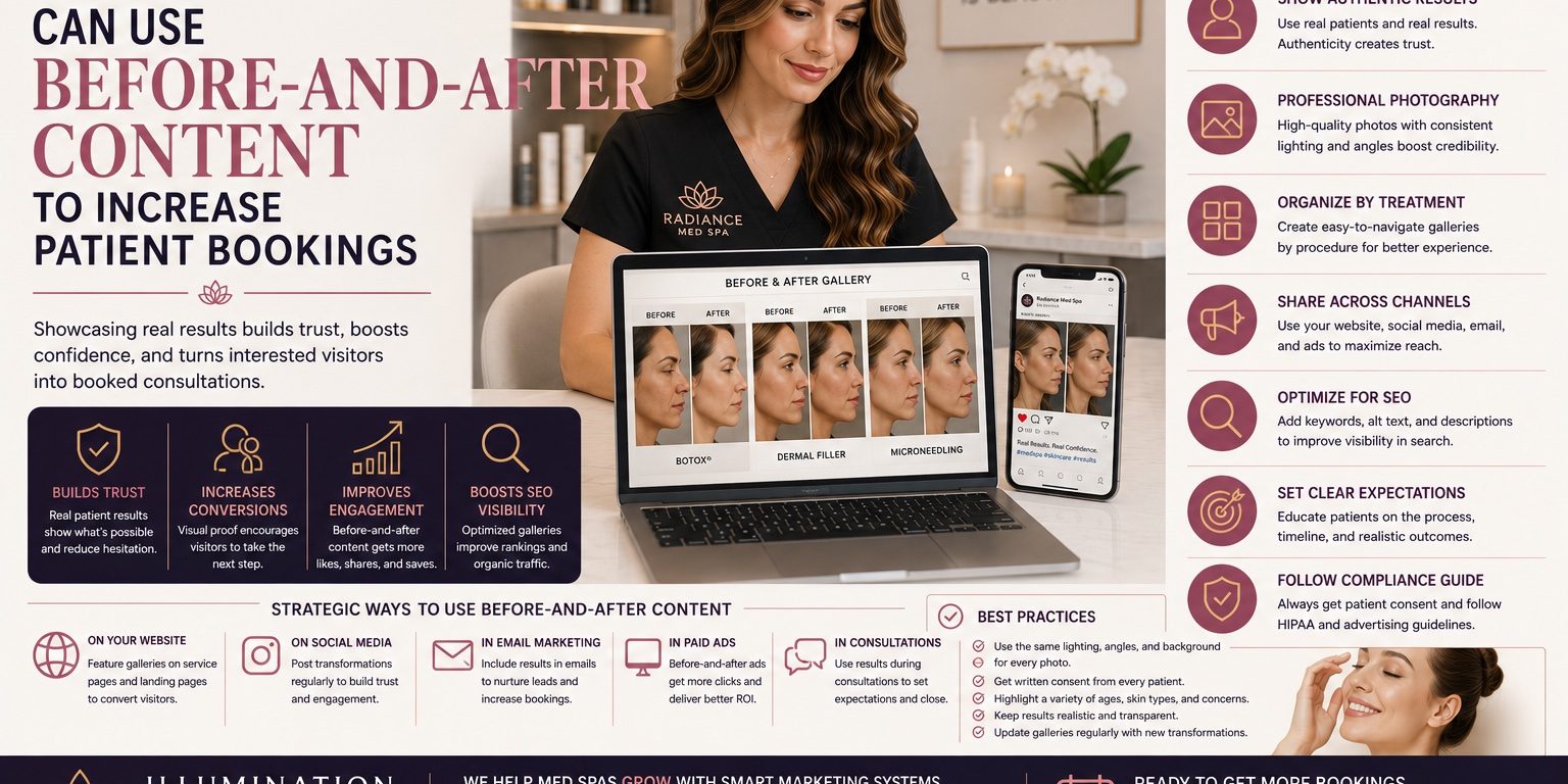 Before-and-After Marketing for Med Spas