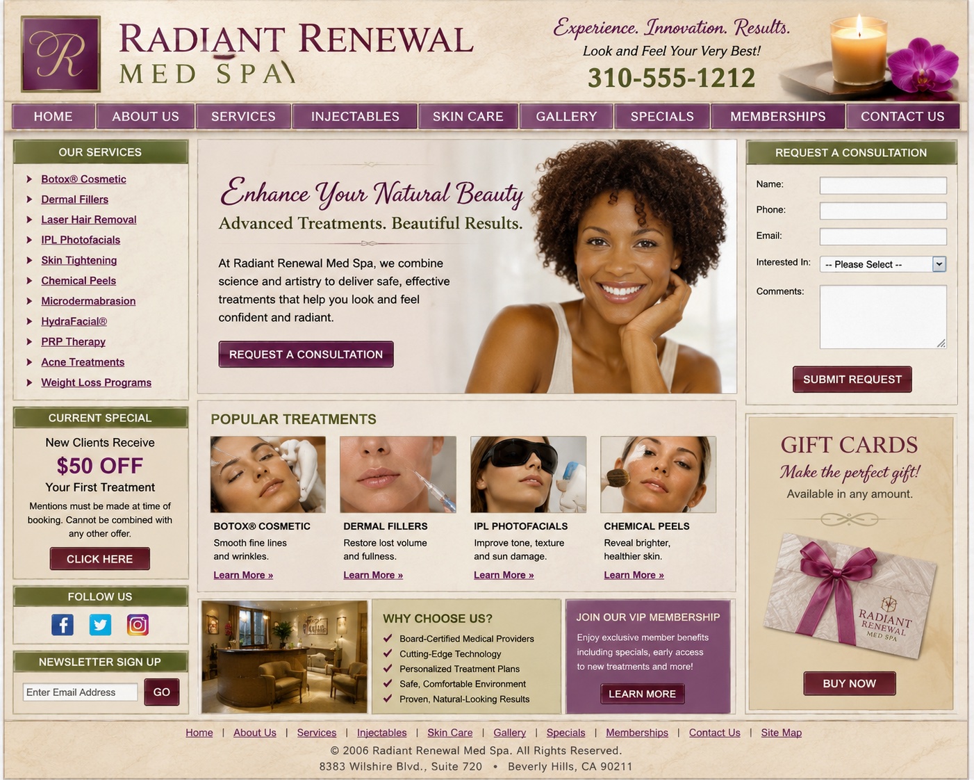 Before and After - Radiant Med Spa - Before