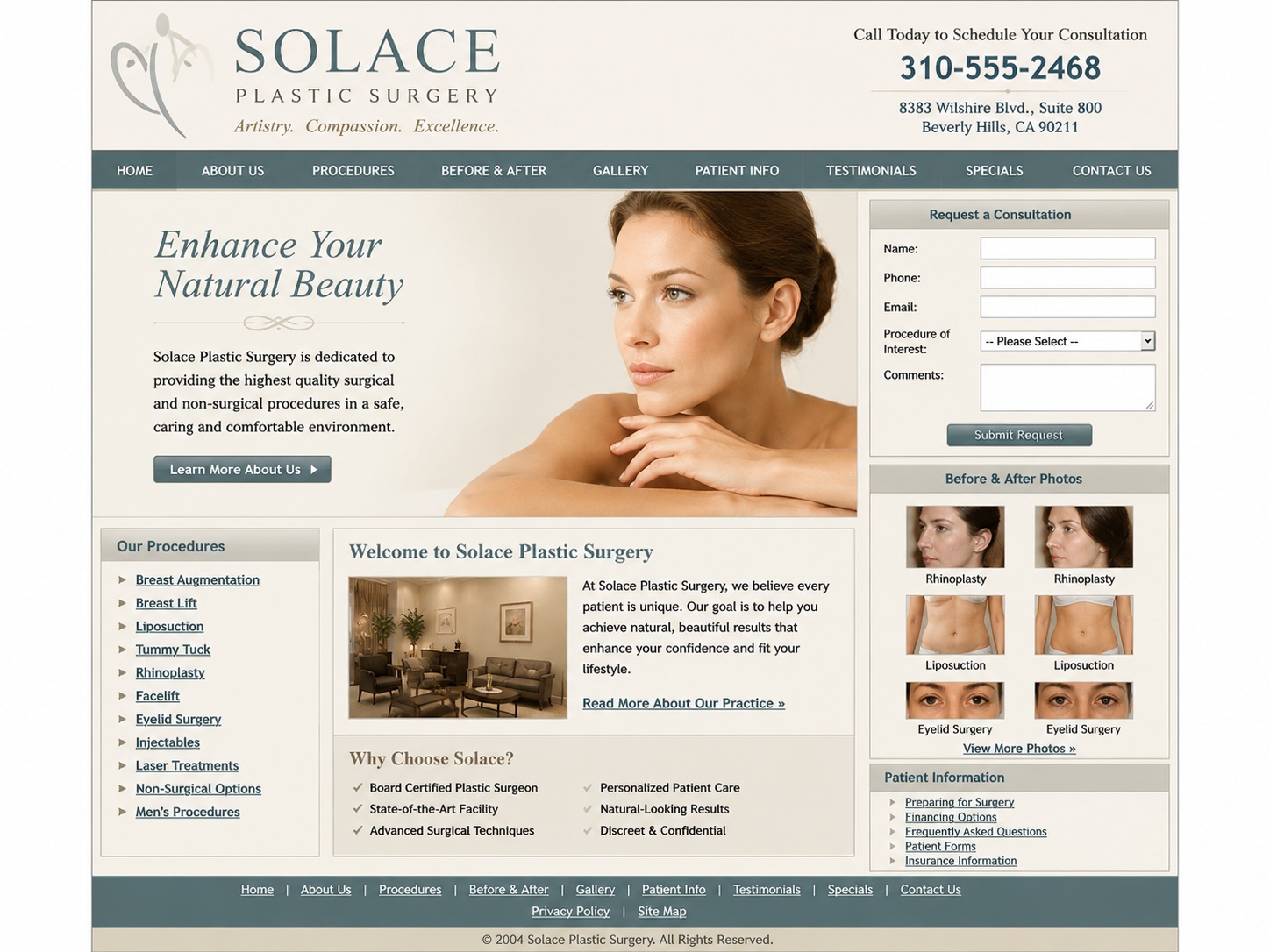 Before and After - Solace Plastic Surgery - Before