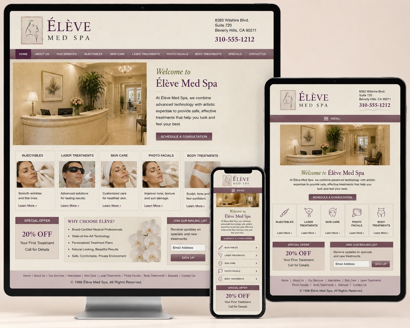 Eleve Med Spa Before