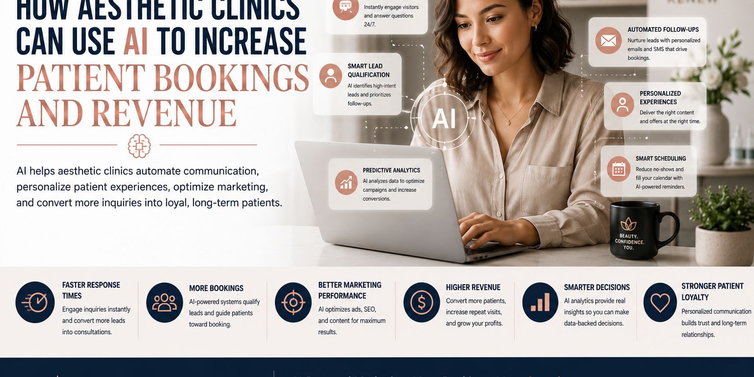 How Aesthetic Clinics Can Use AI to Increase Patient Bookings How Aesthetic Clinics Can Use AI to Increase Patient Bookings