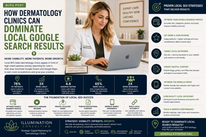 How Dermatology Clinics Can Dominate Local Google Search Results