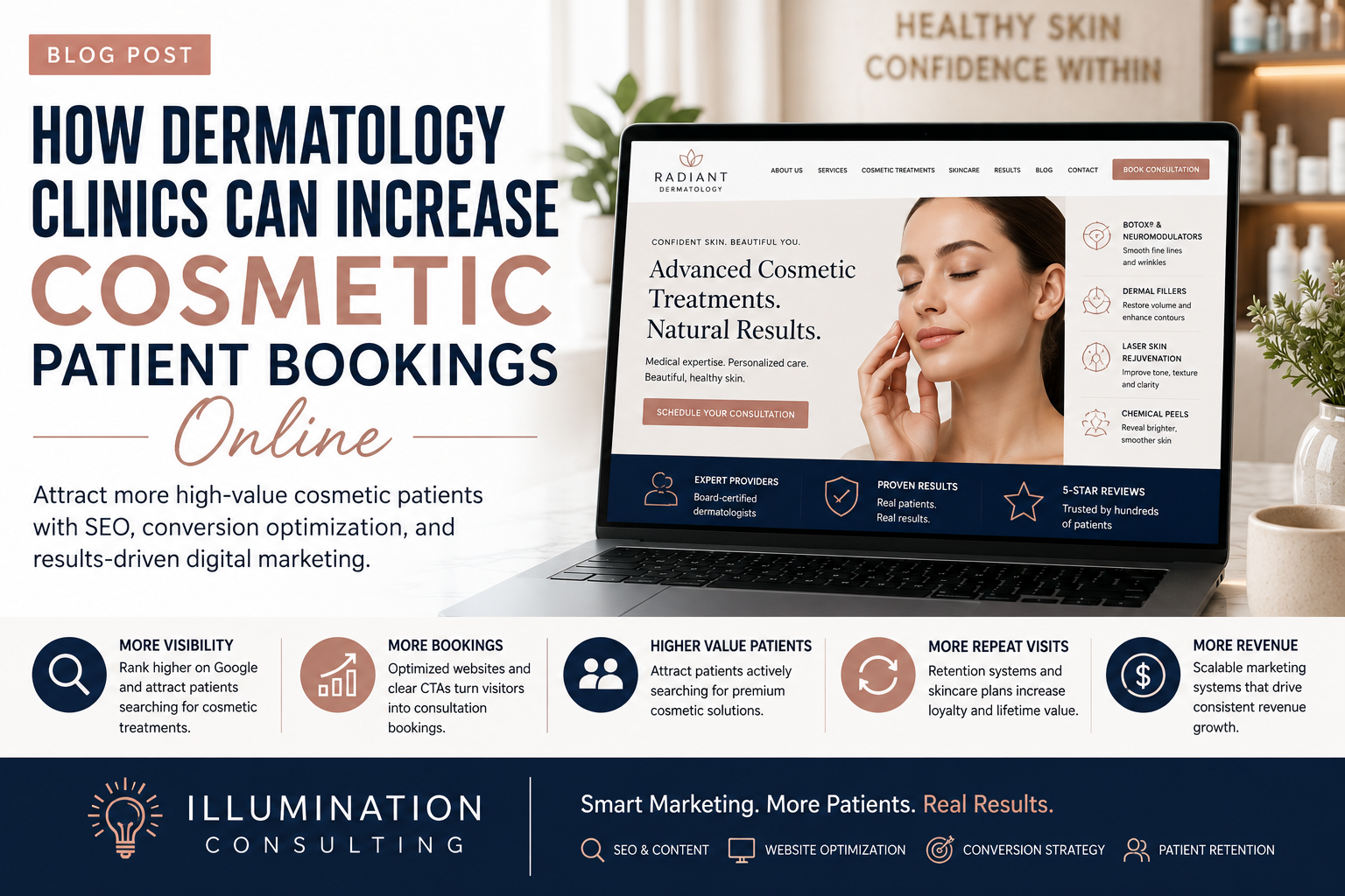 How Dermatology Clinics Can Increase Cosmetic Patient Bookings How Dermatology Clinics Can Increase Cosmetic Patient Bookings