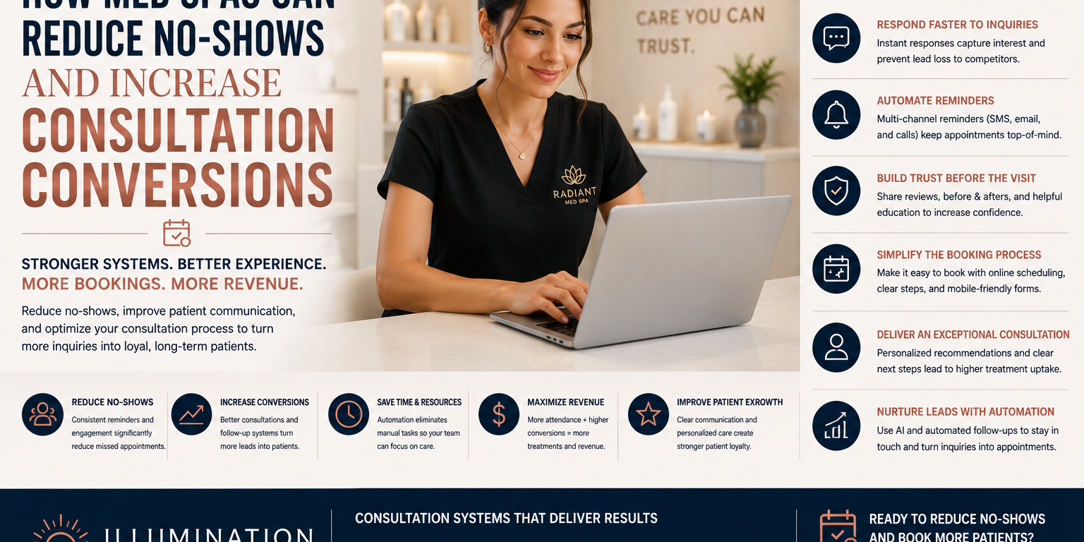 How Med Spas Can Reduce No-Shows How Med Spas Can Reduce No-Shows