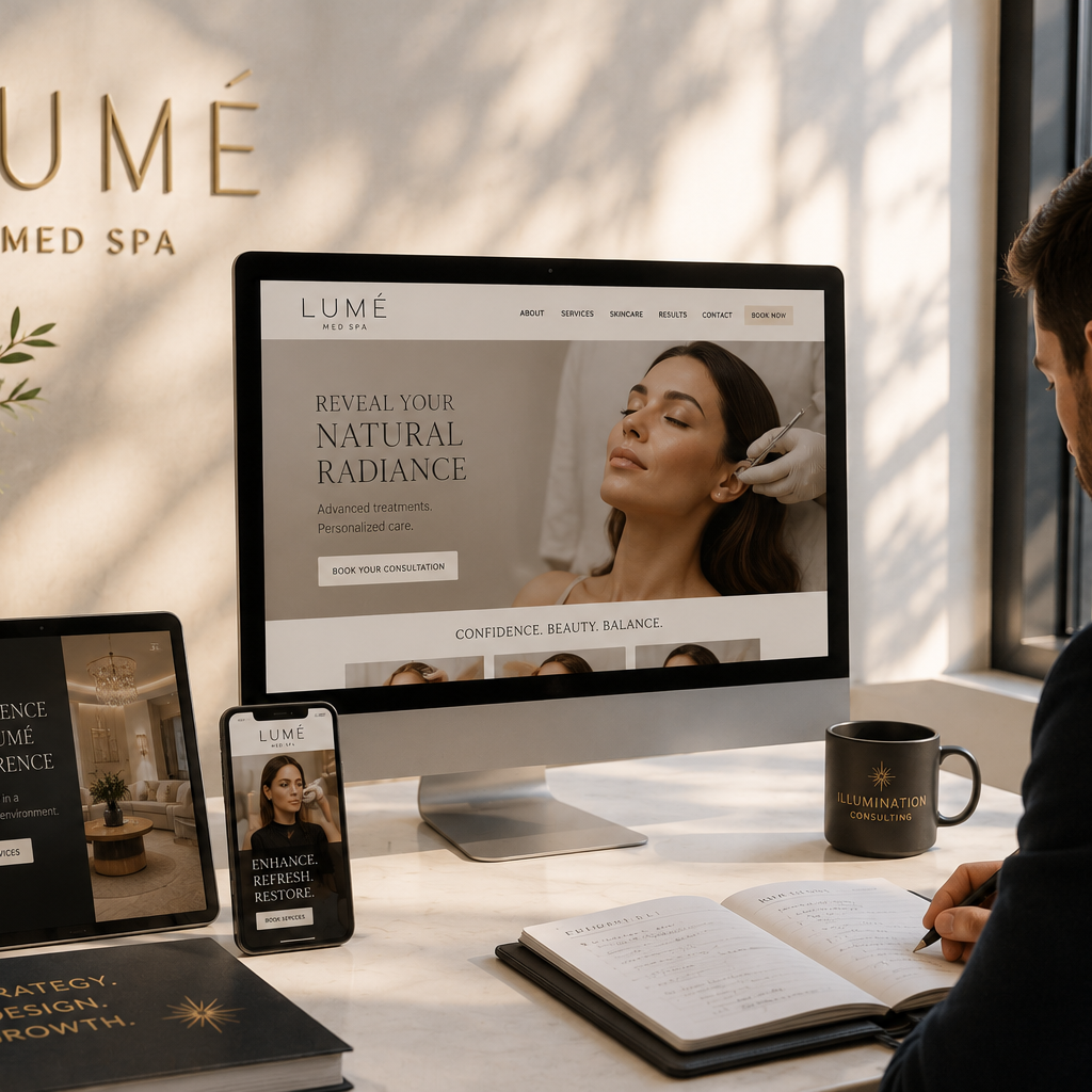 Lume Med Spa Website Project