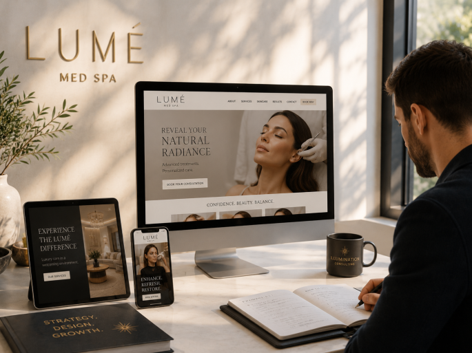 Lume Med Spa Website Project