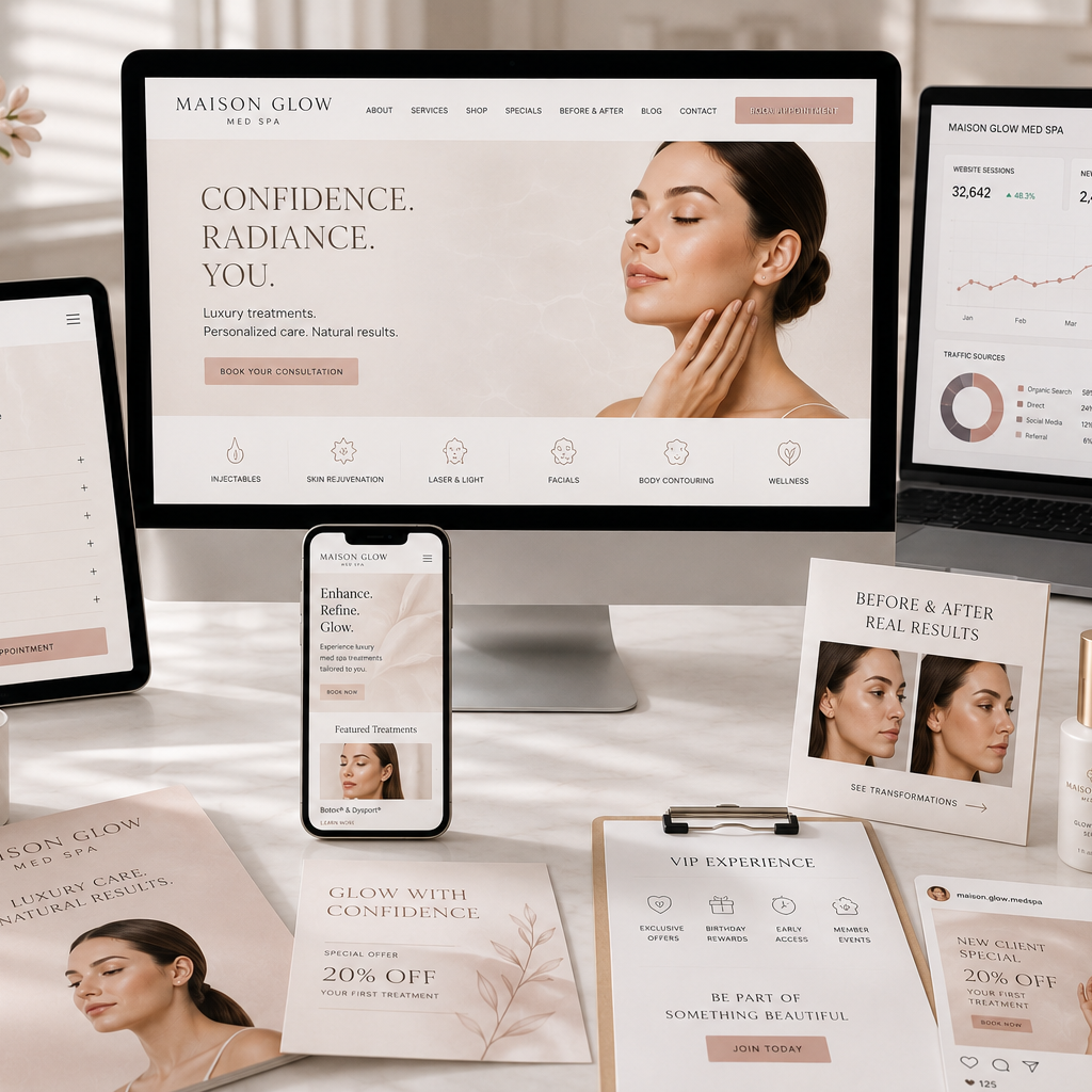 Maison Glow Med Spa Client