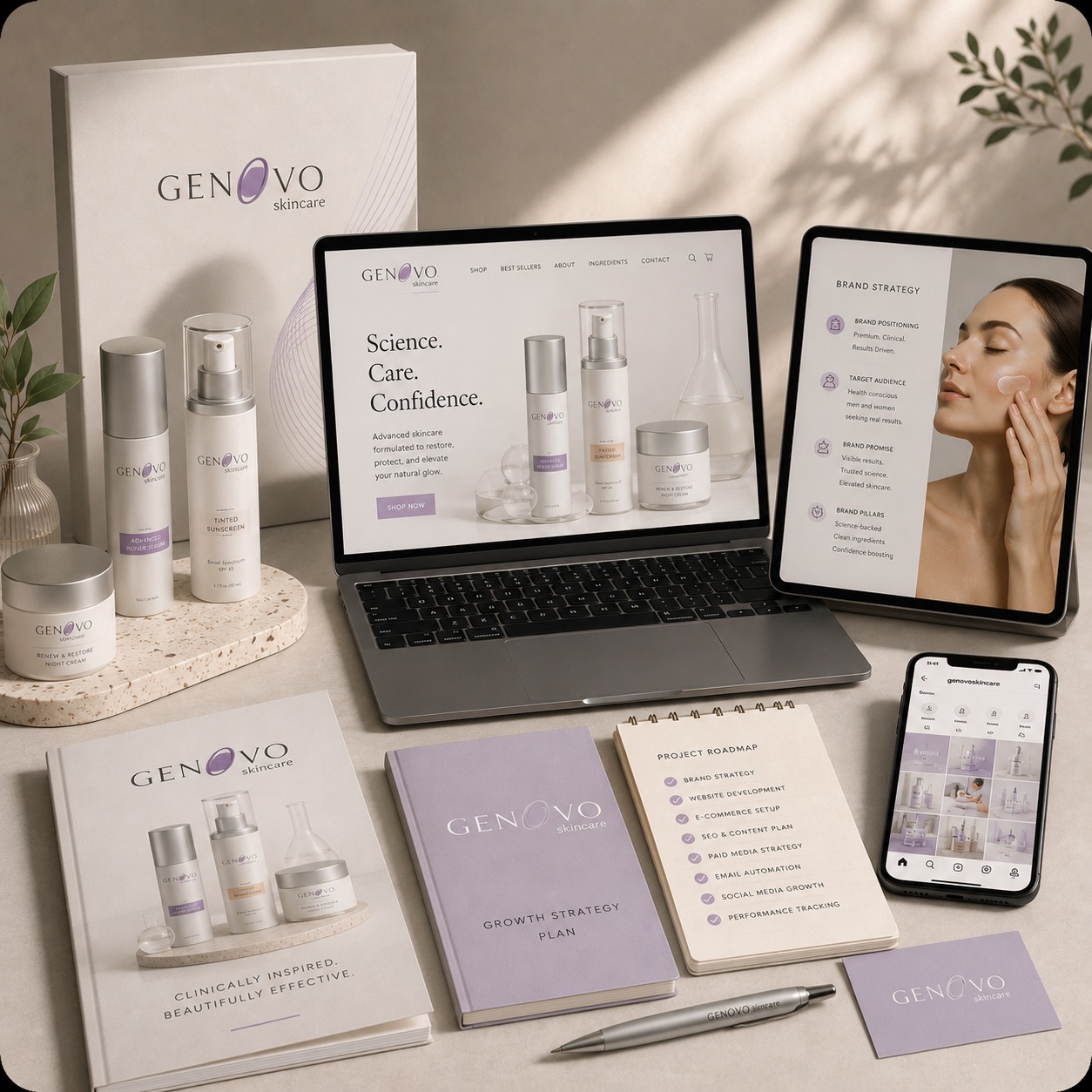Skin Care Business Consulting Client Genovo 2 Skin Care Business Consulting Client Genovo 2