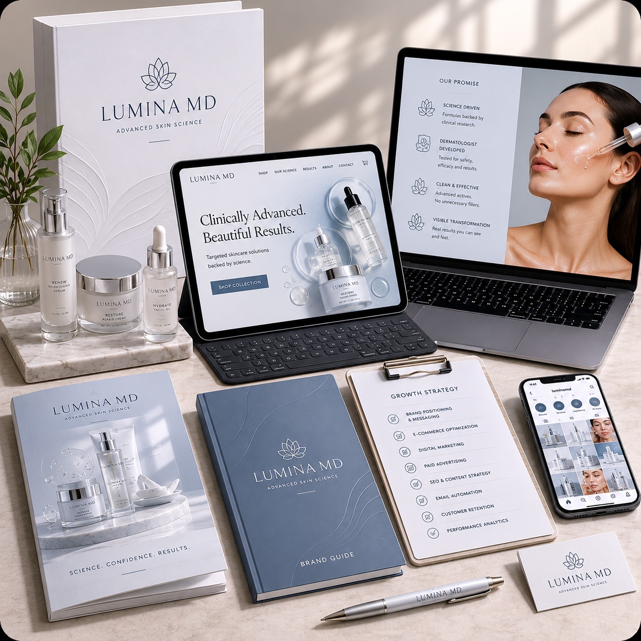 Skin Care Business Consulting Lumina MD Client 3 Skin Care Business Consulting Lumina MD Client 3