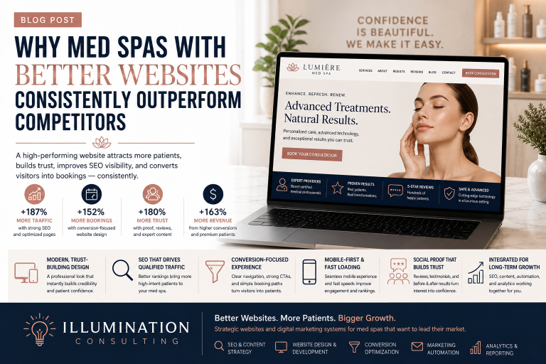 Why Med Spas With Better Websites Consistently Outperform Competitors