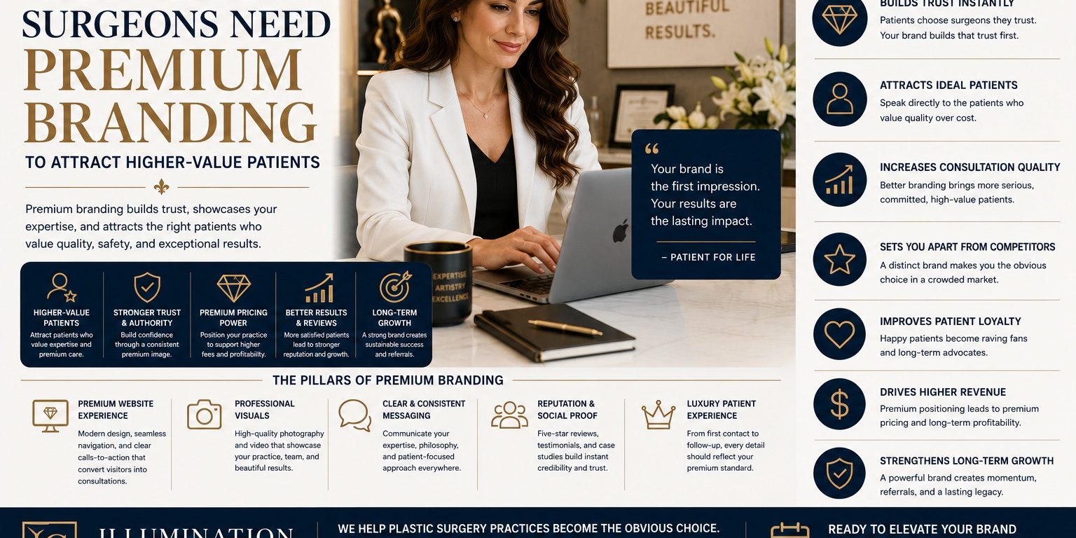 Why Plastic Surgeons Need Premium Branding Why Plastic Surgeons Need Premium Branding