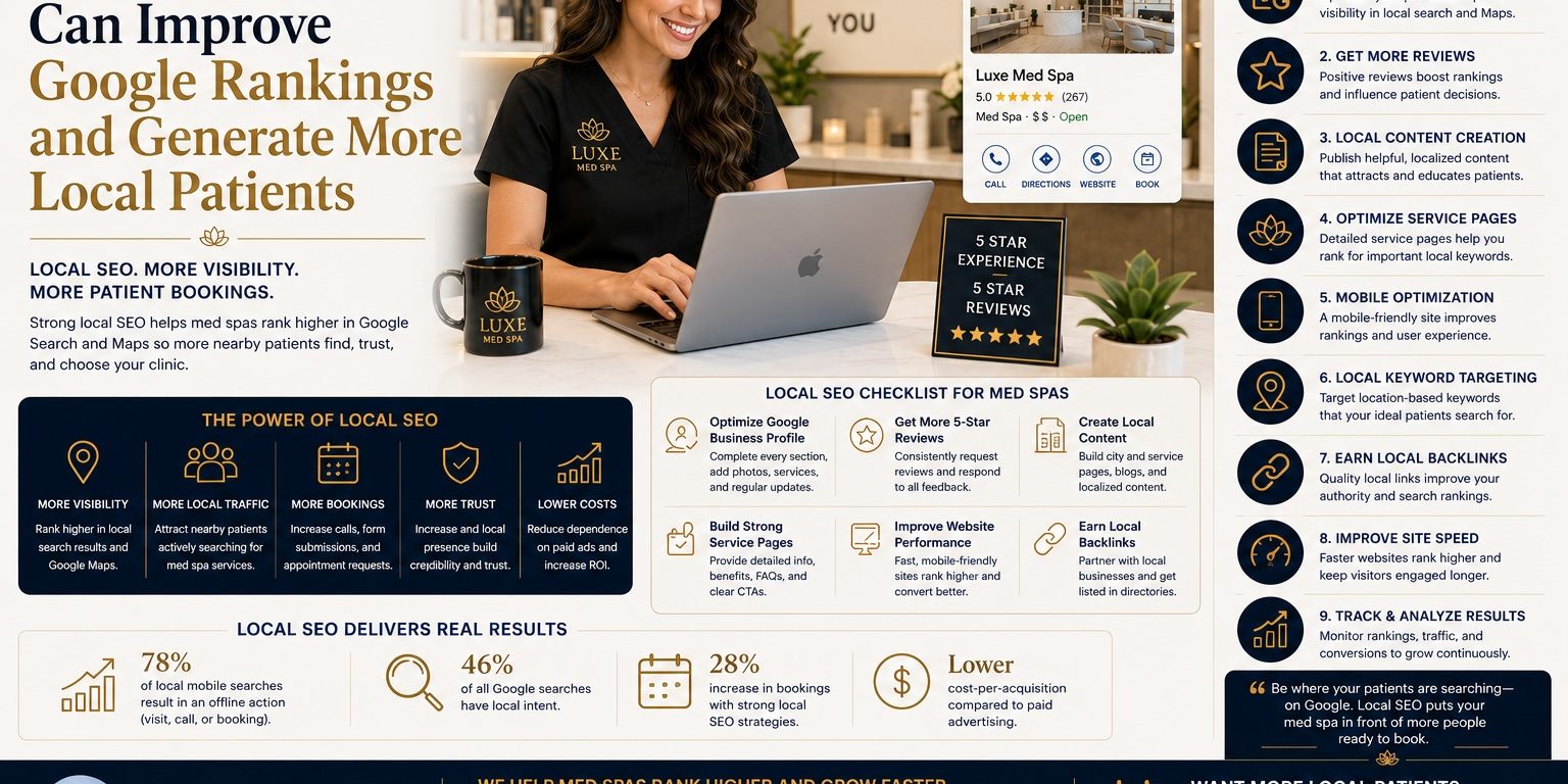 How Med Spas Can Improve Google Rankings