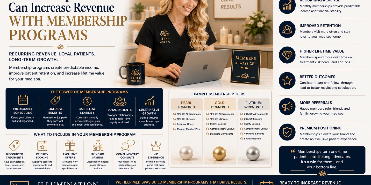 How Med Spas Can Increase Revenue With Membership Programs