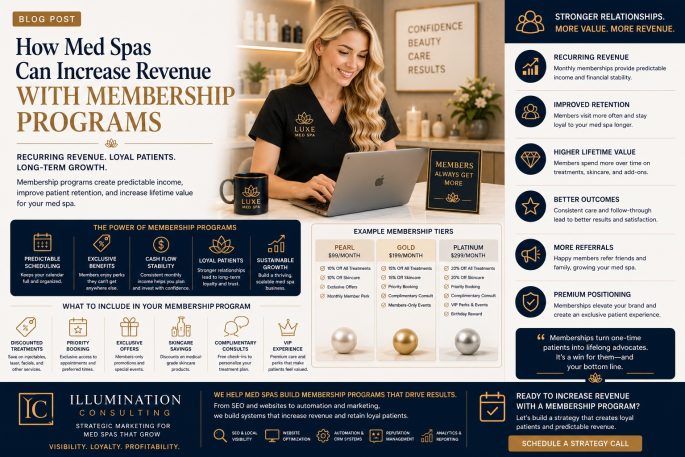 How Med Spas Can Increase Revenue With Membership Programs How Med Spas Can Increase Revenue With Membership Programs