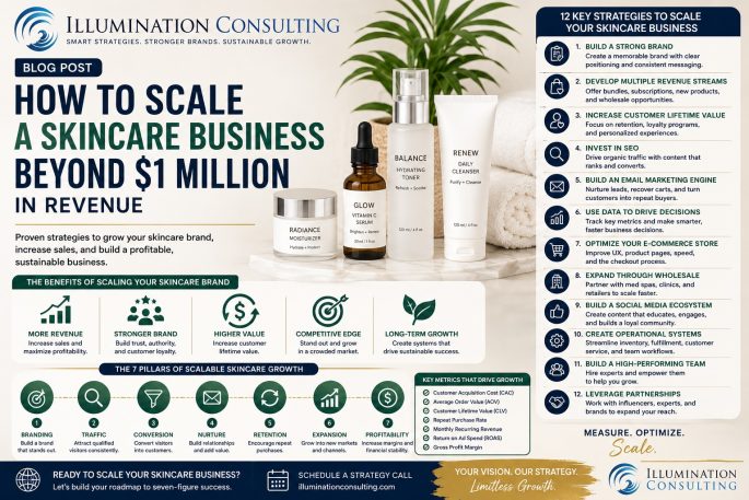 How to Scale a Skincare Business Beyond $1 Million in Revenue How to Scale a Skincare Business Beyond $1 Million in Revenue