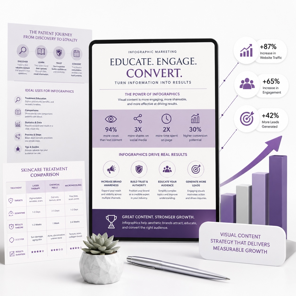 Infographic Campaigns For Aesthetic Brands By Illumination Consulting Infographic Campaigns for Aesthetic Brands by Illumination Consulting