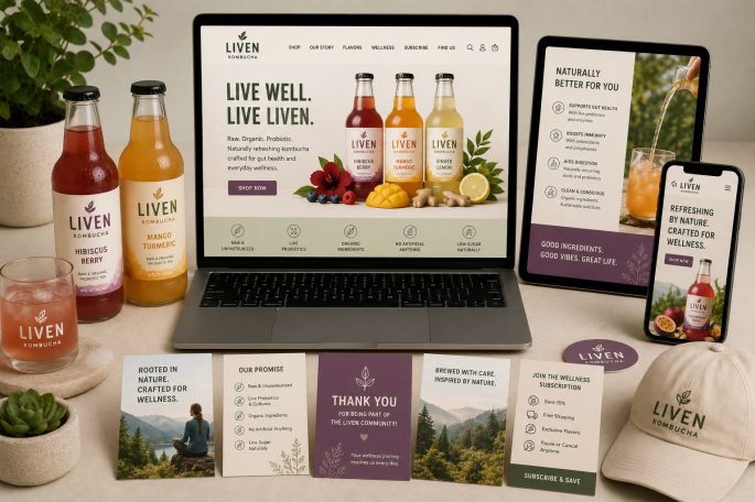 Illumination Consulting | Liven Kombucha Image Name Liven Kombucha Client By Illumination Consulting