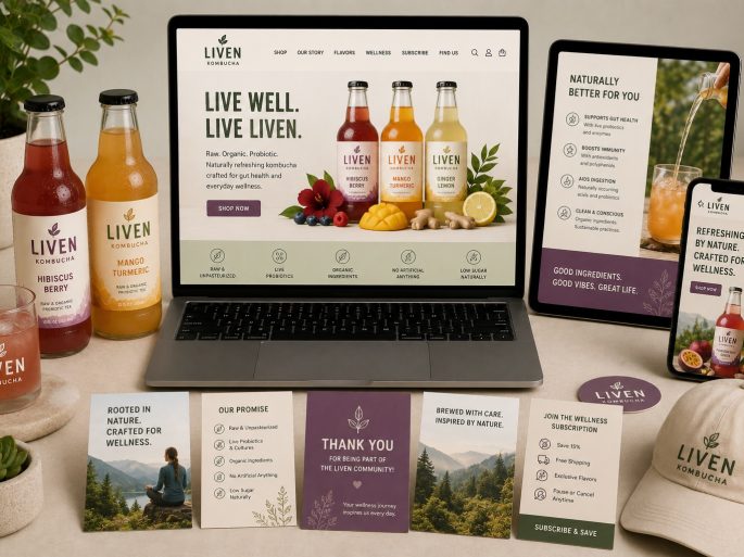 Illumination Consulting | Liven Kombucha Image Name Liven Kombucha Client By Illumination Consulting