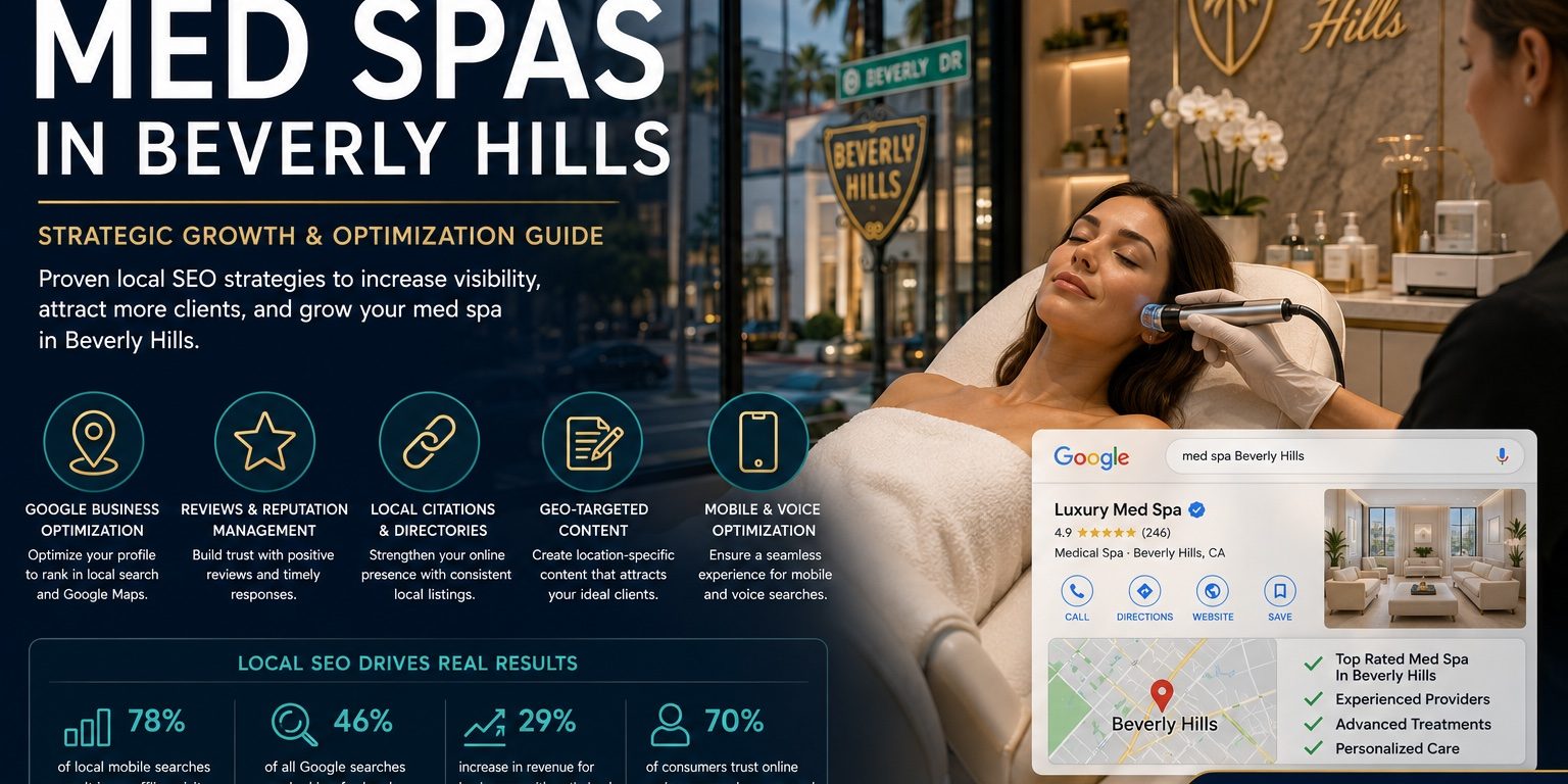 Local SEO Tactics for Med Spas in Beverly Hills