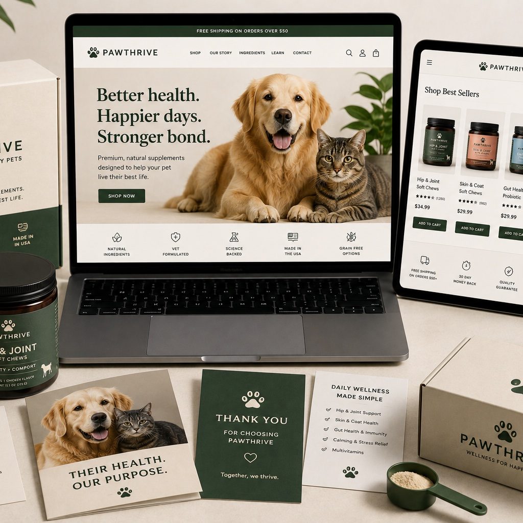 Pawthrive Pet Wellness Client By Illumination Consulting
