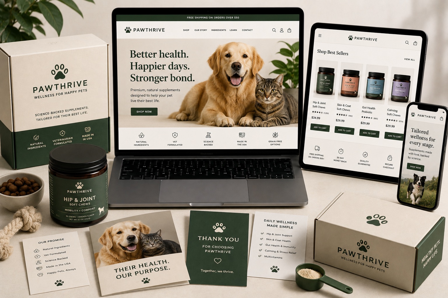 Pawthrive Pet Wellness Client By Illumination Consulting