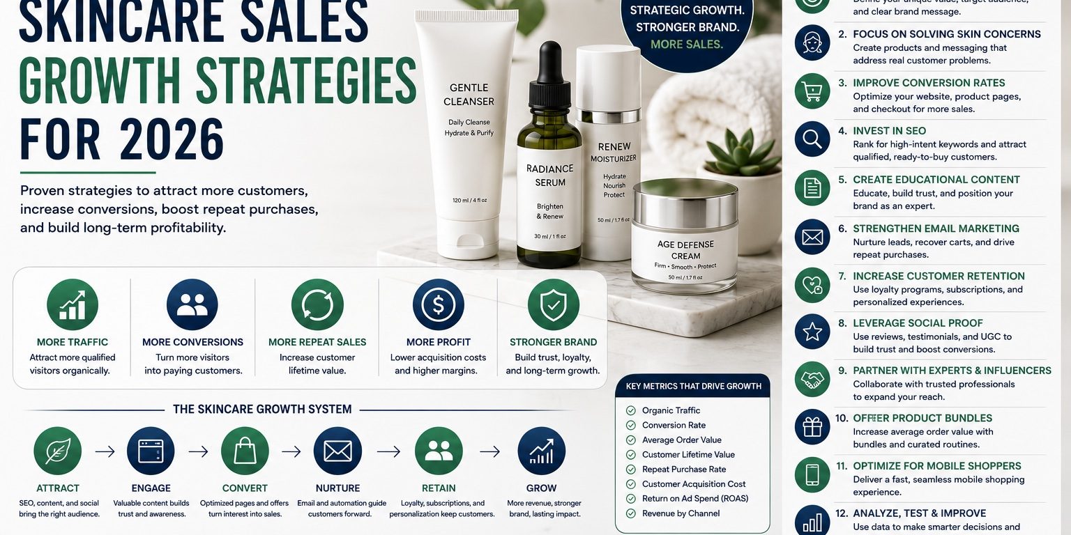 Skincare Sales Growth Strategies for 2026 Skincare Sales Growth Strategies for 2026