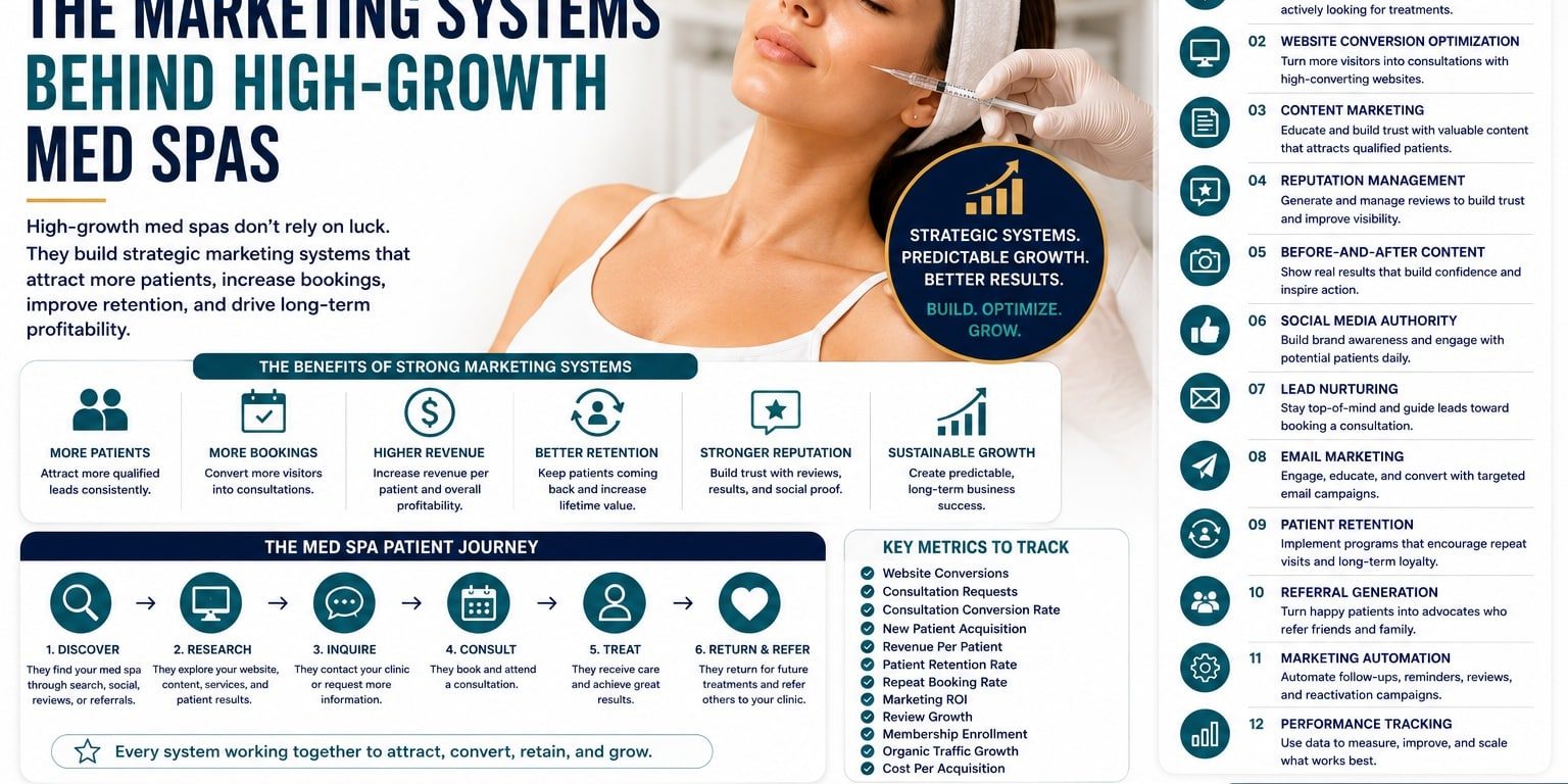 The Marketing Systems Behind High-Growth Med Spas The Marketing Systems Behind High-Growth Med Spas
