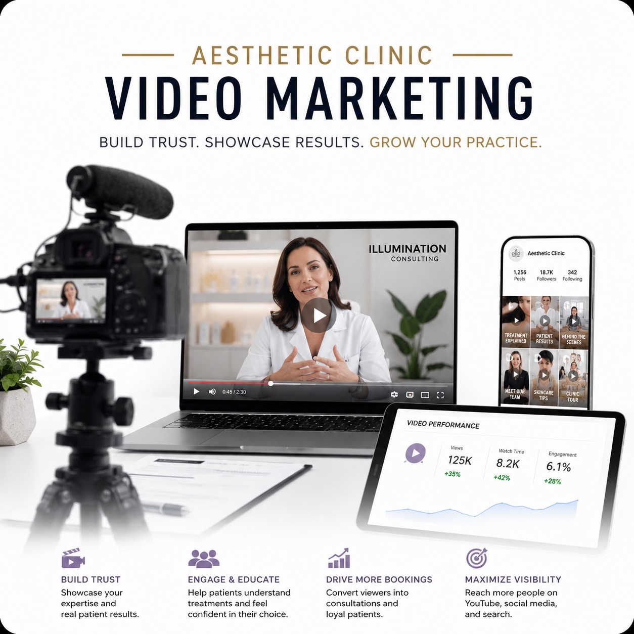 Video Marketing For Aesthetic Clinics By Illumination Consulting Video Marketing for Aesthetic Clinics By Illumination Consulting