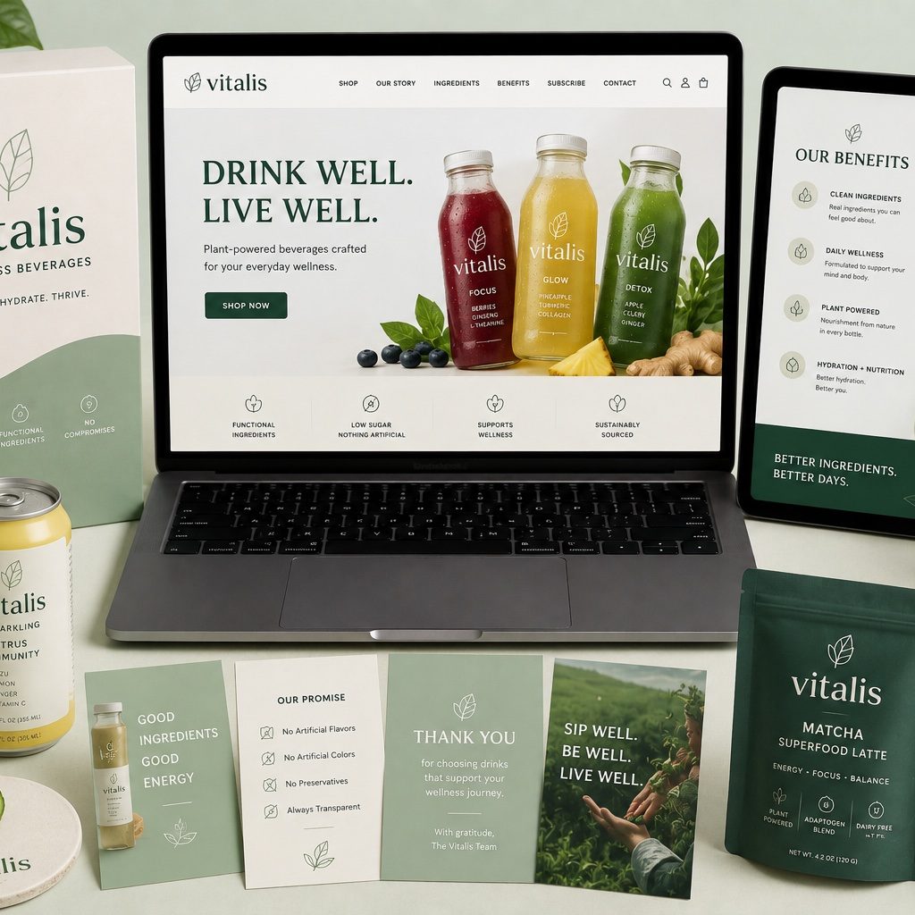 Vitalis Wellness Beverages Client By Illumination Consulting