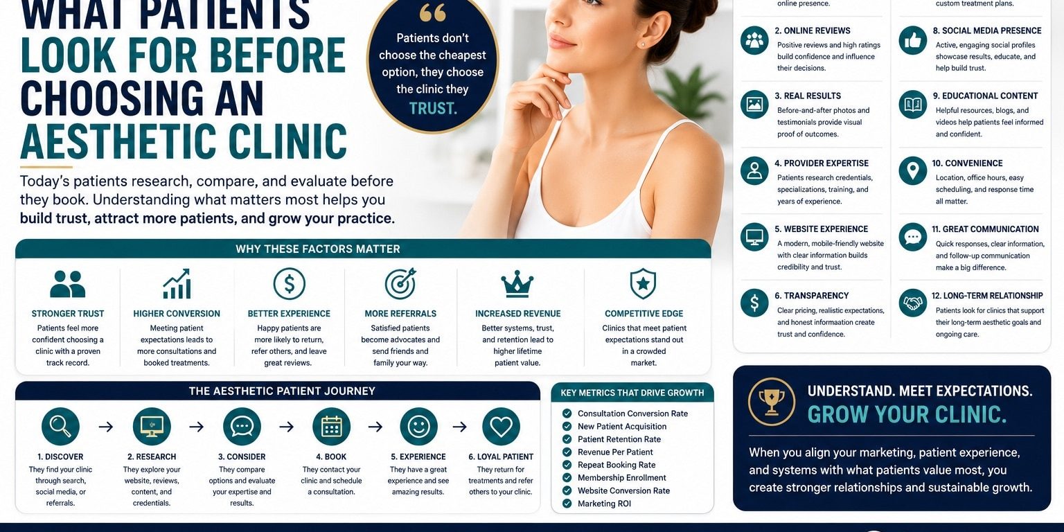What Patients Look for Before Choosing an Aesthetic Clinic