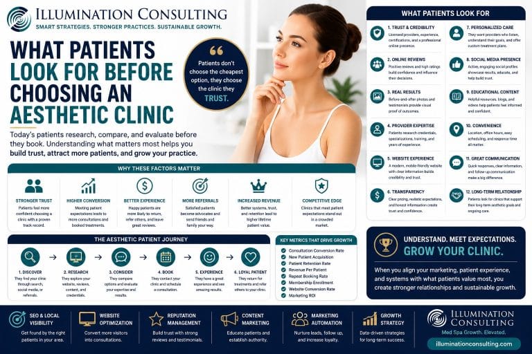 What Patients Look for Before Choosing an Aesthetic Clinic