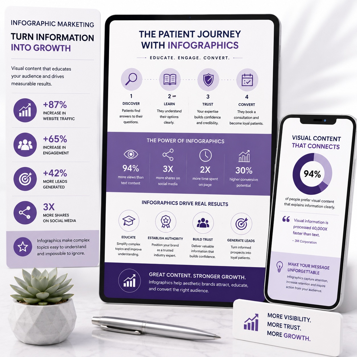 Aesthetic Infographics Marketing By Illumination Consulting aesthetic infographics marketing by Illumination Consulting