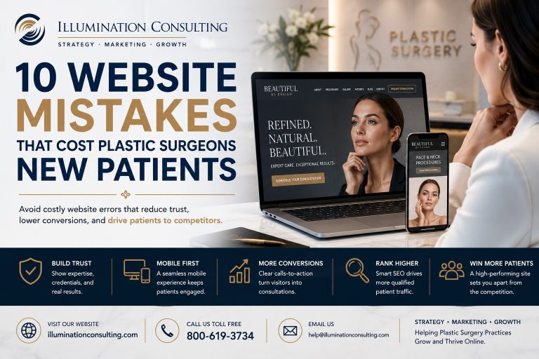 10 Website Mistakes That Cost Plastic Surgeons New Patients